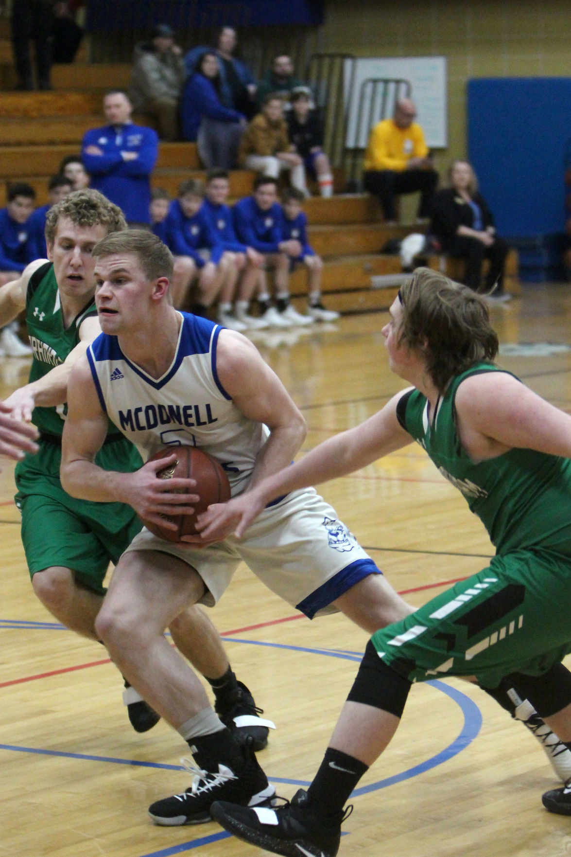 Prairie Farm at McDonell boys basketball 2-26-19